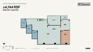2603-2633 Camino Ramon, San Ramon, CA for lease Floor Plan- Image 1 of 1