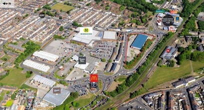 North Rd, Darlington, DUR - Aerial  map view
