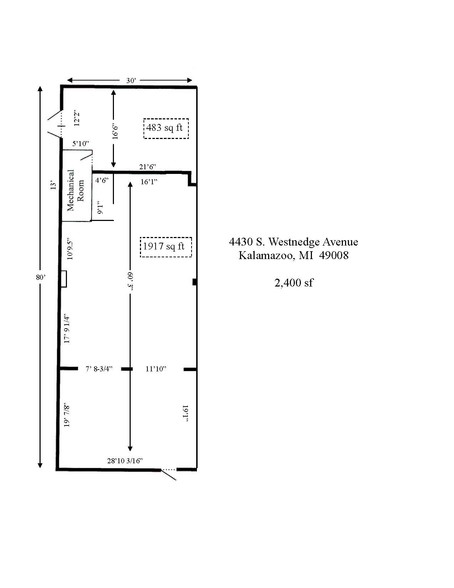 4412-5431 S Westnedge Ave, Kalamazoo, MI for lease - Building Photo - Image 3 of 5