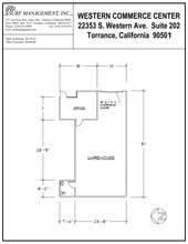 22353 S Western Ave, Torrance, CA for lease Floor Plan- Image 1 of 1