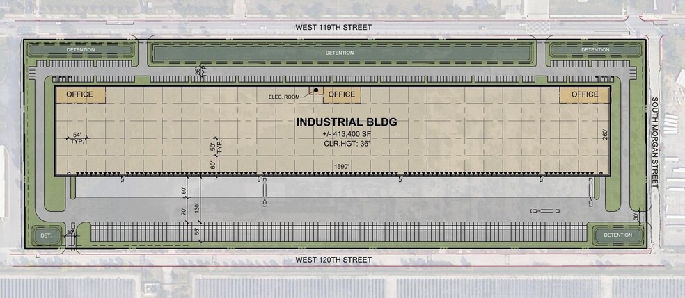 1001 W 119th St, Chicago, IL for lease - Floor Plan - Image 2 of 3