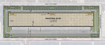 1001 W 119th St, Chicago, IL for lease Floor Plan- Image 1 of 2