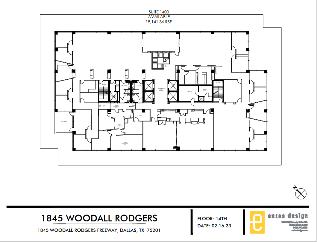 1845 Woodall Rodgers Fwy, Dallas, TX for lease Floor Plan- Image 1 of 1