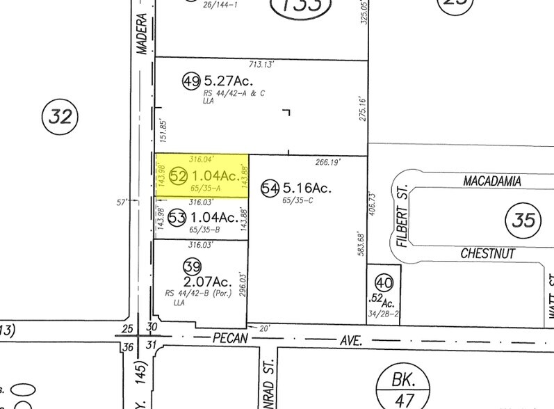 NEC Hwy 145-and Pecan Ave, Madera, CA for sale - Building Photo - Image 1 of 1