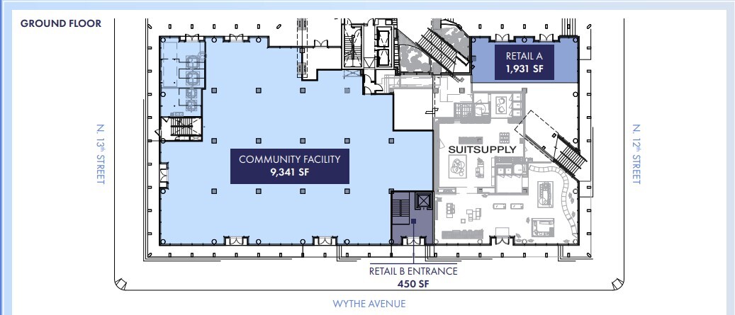 111 N 12th St, Brooklyn, NY for lease Floor Plan- Image 1 of 2