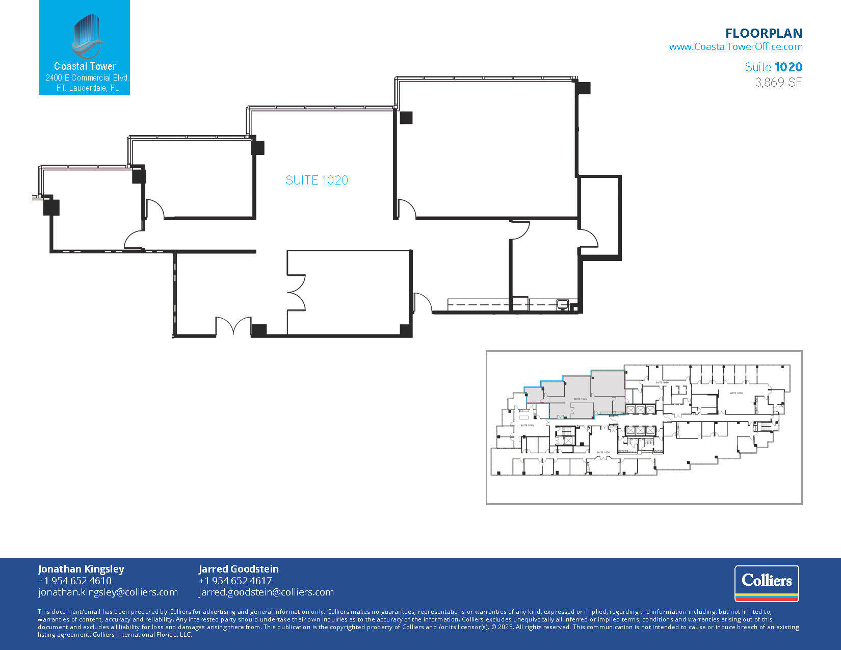 2400 E Commercial Blvd, Fort Lauderdale, FL for lease Floor Plan- Image 1 of 2