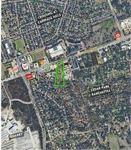 1306 W Whitestone Blvd, Cedar Park, TX - AERIAL  map view - Image1