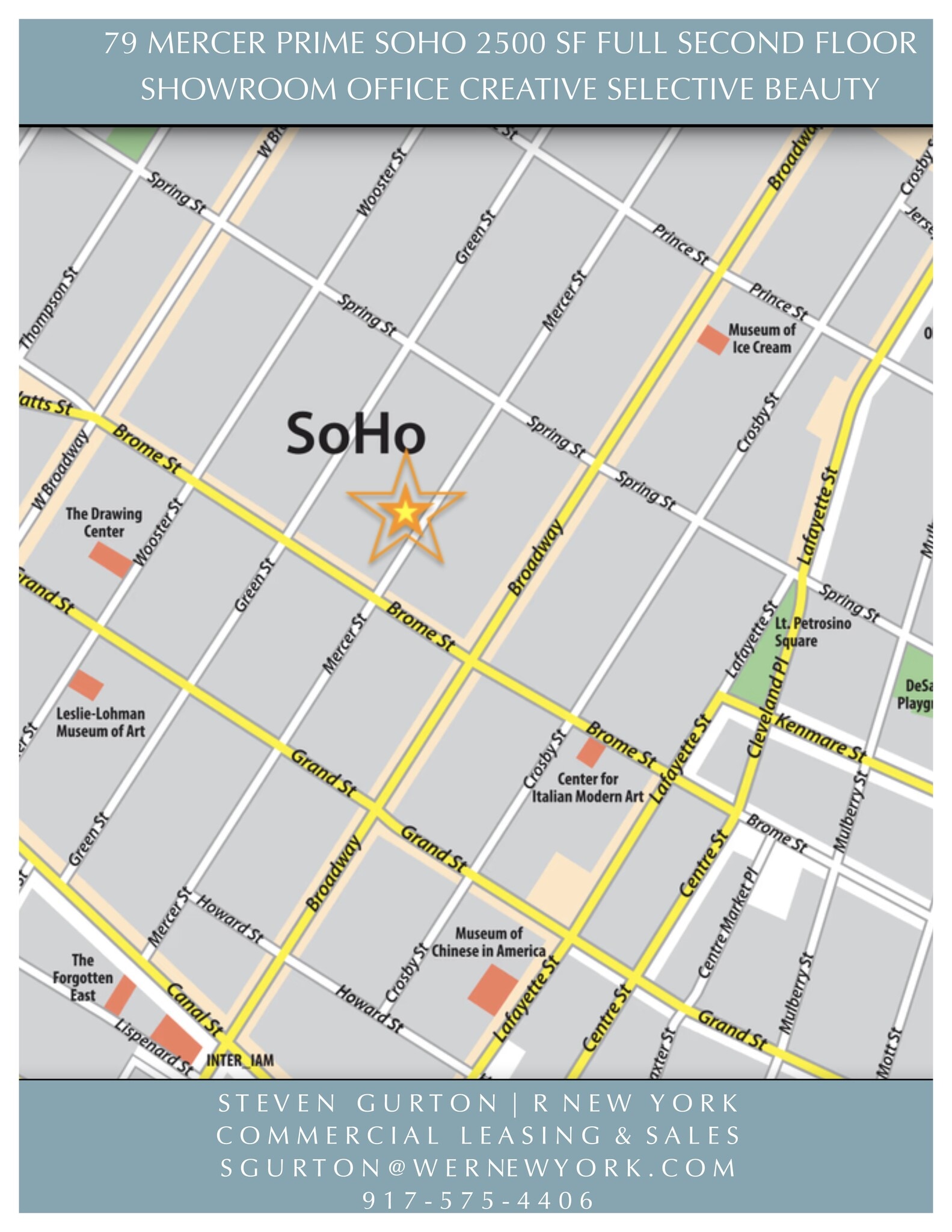 79 Mercer St, New York, NY for lease Site Plan- Image 1 of 2