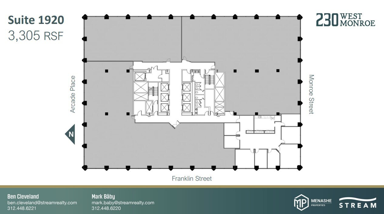 230 W Monroe St, Chicago, IL for lease Floor Plan- Image 1 of 1