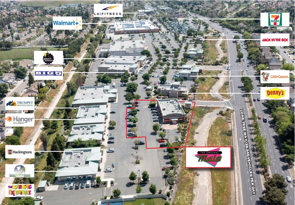 4827 Lone Tree Way, Antioch, CA 94531 Low Rent STNL Pad at Walmart