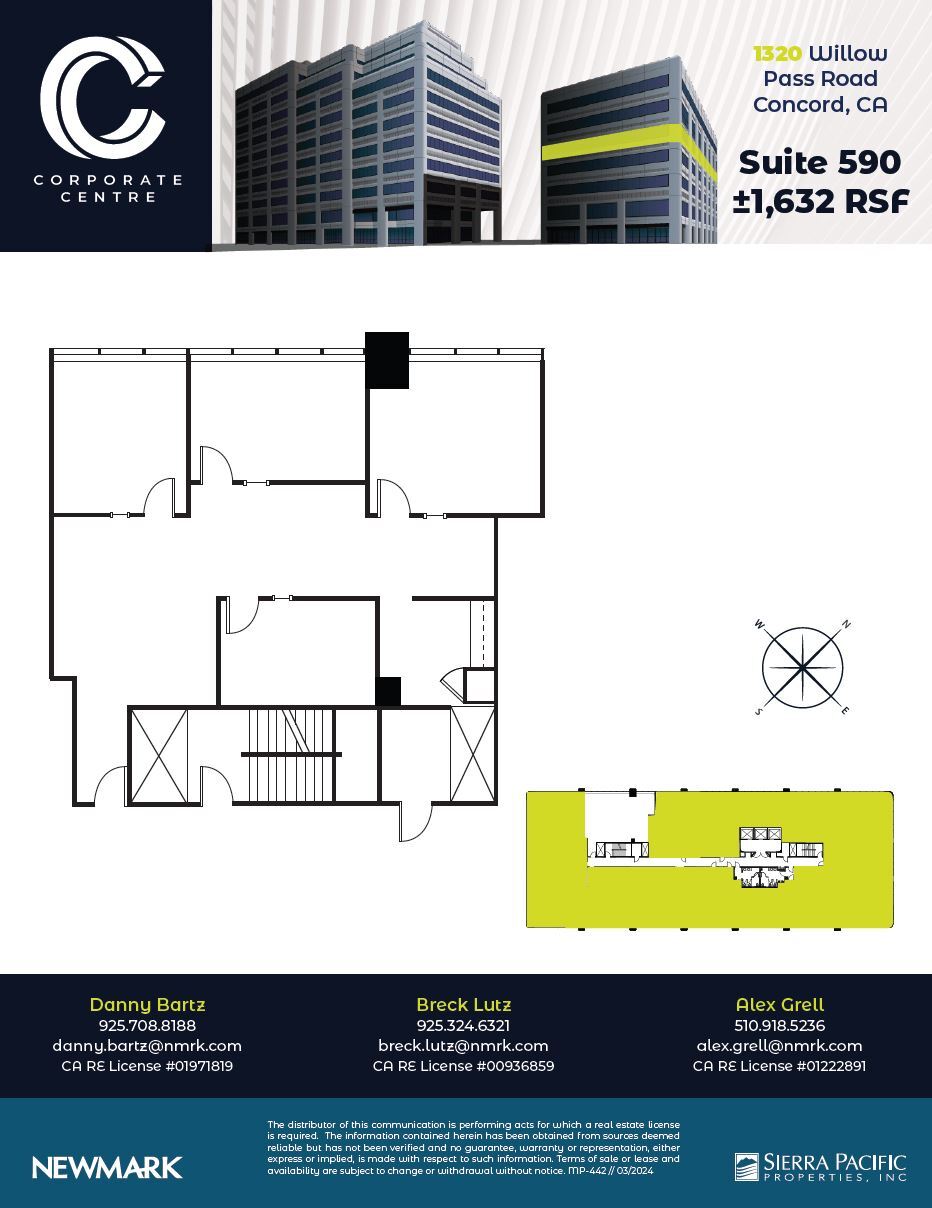 1390 Willow Pass Rd, Concord, CA for lease Floor Plan- Image 1 of 1