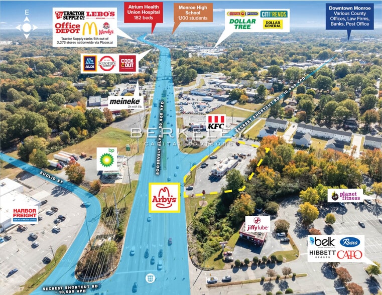 2101 W Roosevelt Blvd, Monroe, NC for sale - Building Photo - Image 2 of 6