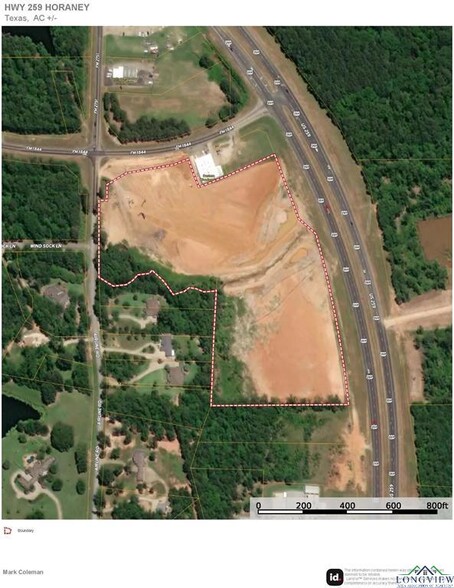 CORNER FM 1844 AND 259 hwy, Longview, TX for sale - Plat Map - Image 1 of 1