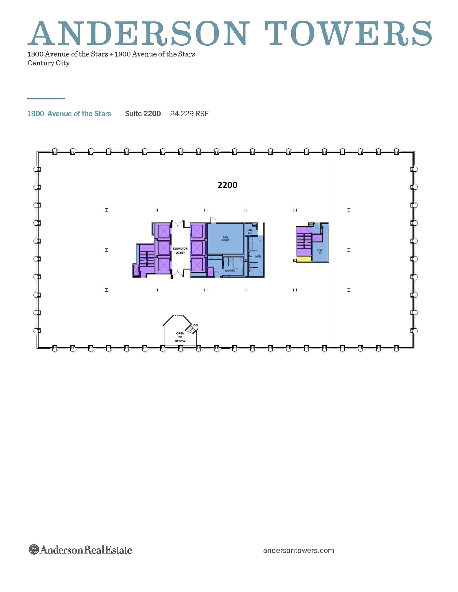 1800 Avenue of the Stars, Los Angeles, CA for lease Floor Plan- Image 1 of 1