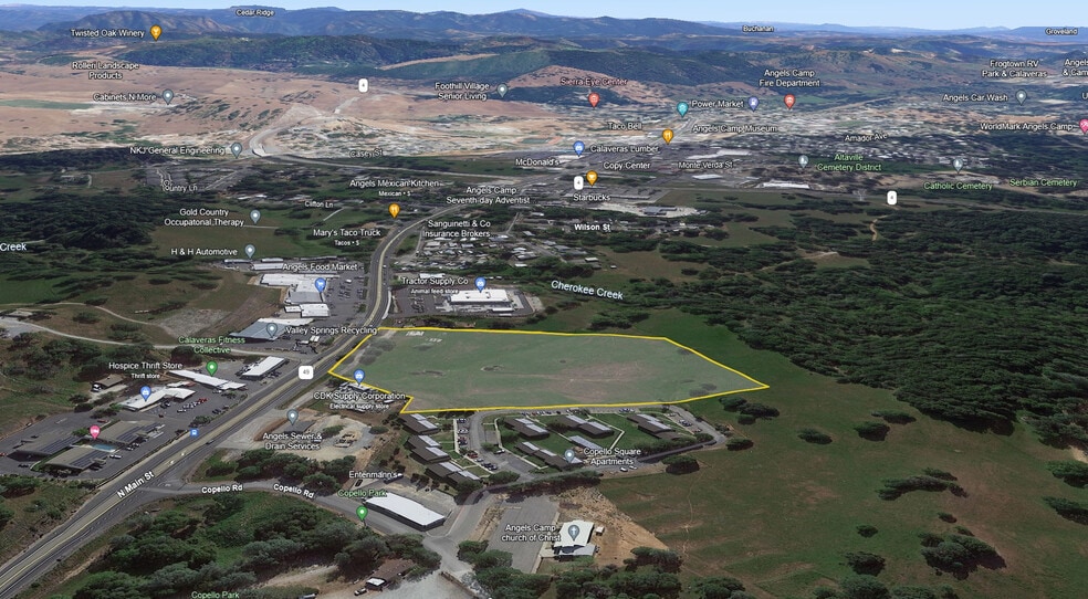 493 Main st, Angels Camp, CA for sale - Aerial - Image 3 of 15