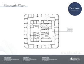 600 Anton Blvd, Costa Mesa, CA for lease Floor Plan- Image 1 of 16