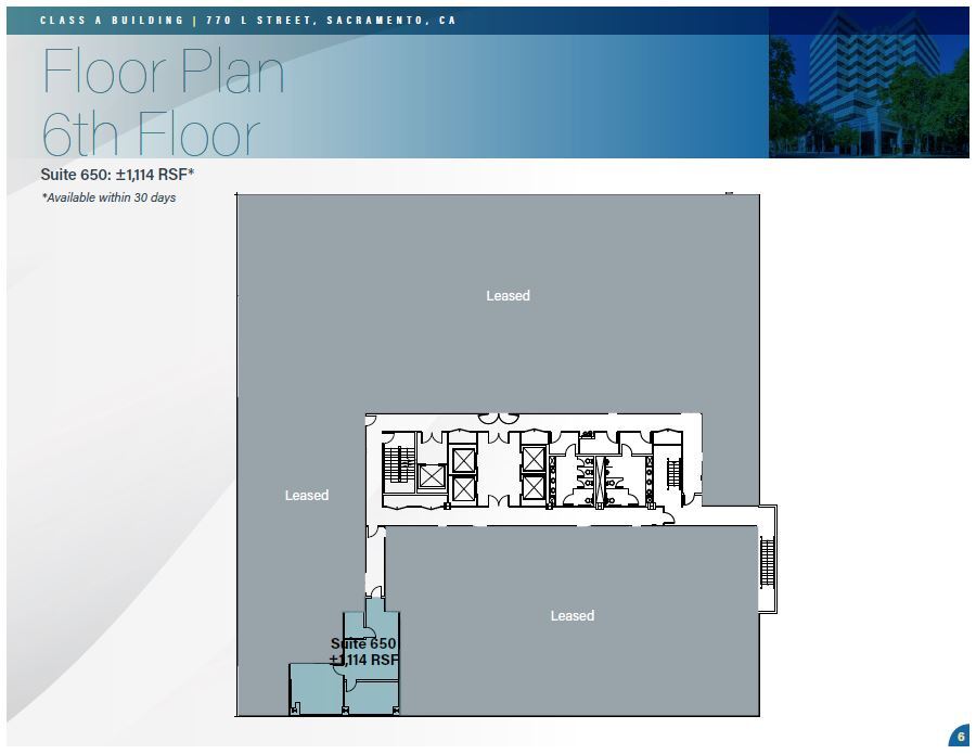 770 L St, Sacramento, CA for lease Floor Plan- Image 1 of 1