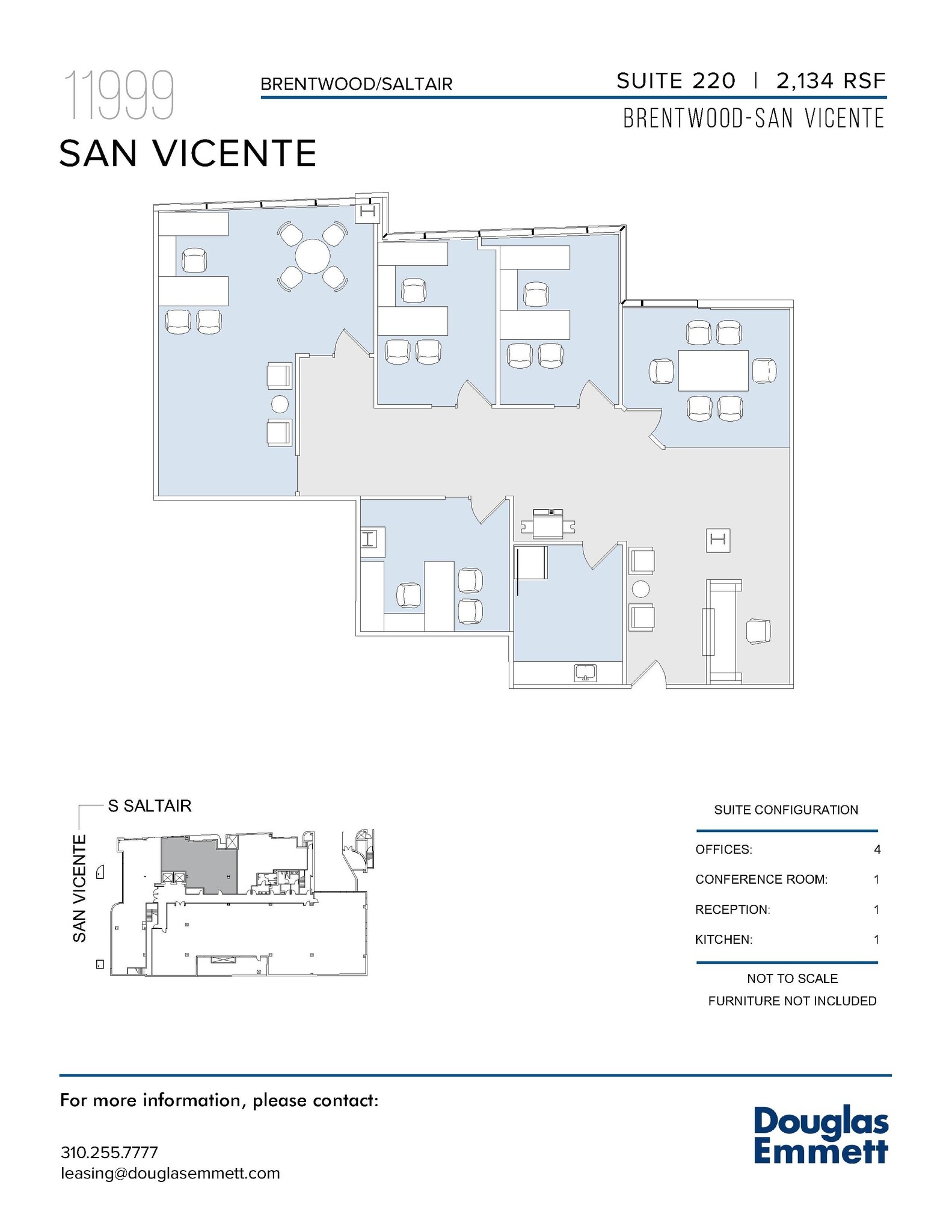 11999 San Vicente Blvd, Los Angeles, CA for lease Floor Plan- Image 1 of 1