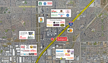 12499 Victoria Gardens Ln, Rancho Cucamonga, CA - AERIAL map view