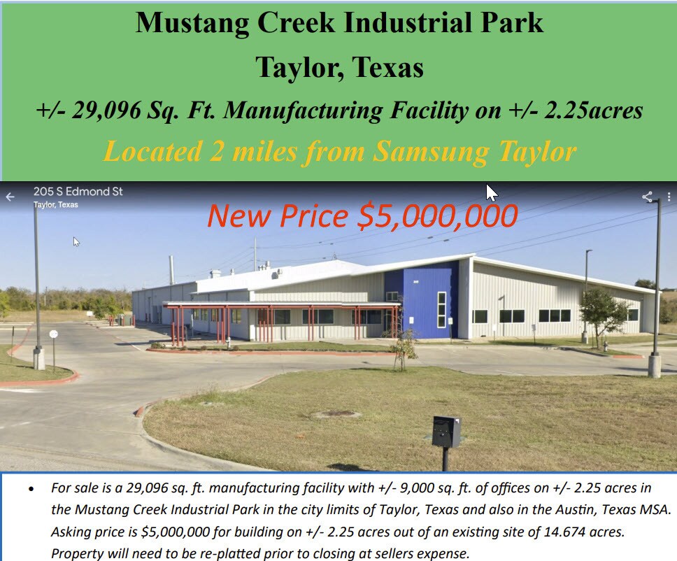 205 S Edmond St, Taylor, TX for sale Building Photo- Image 1 of 1