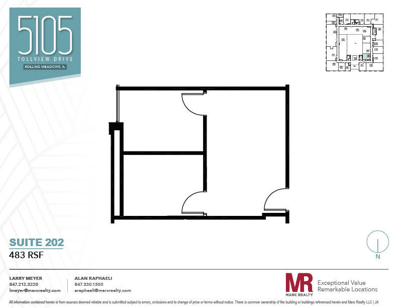 5105 Tollview Dr, Rolling Meadows, IL for lease Floor Plan- Image 1 of 1