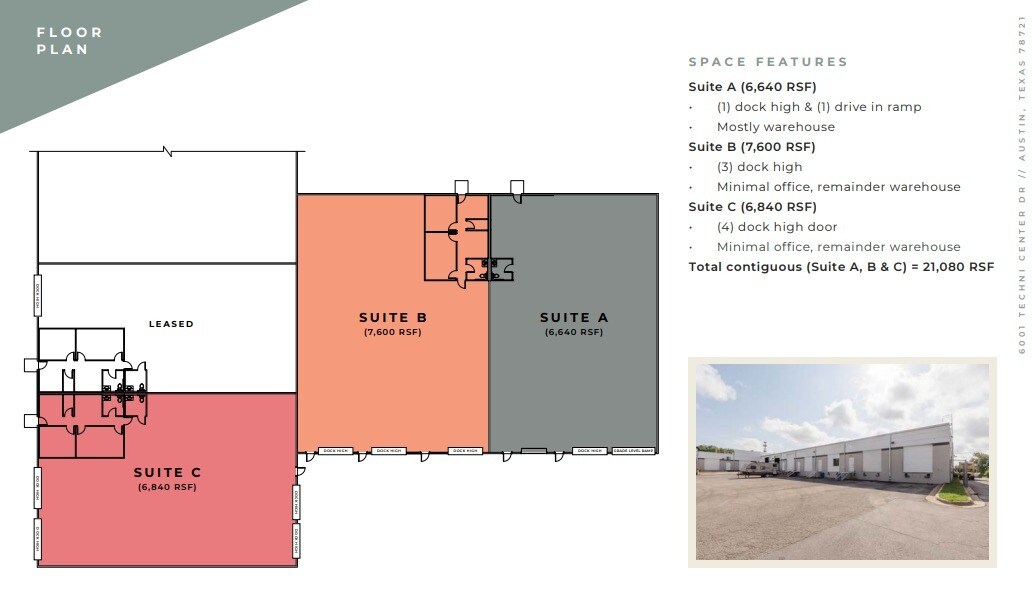 6001 Techni Center Dr, Austin, TX for lease Floor Plan- Image 1 of 1