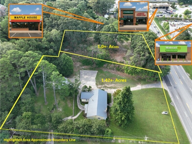 1566 Thompson Bridge Rd, Gainesville, GA for sale - Aerial - Image 1 of 2