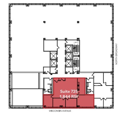 250 E Wisconsin Ave, Milwaukee, WI for lease Floor Plan- Image 1 of 1