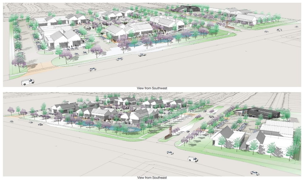 NE and NW Corner FM-407 & Timberbrook Pkwy, Justin, TX for lease - Building Photo - Image 3 of 6
