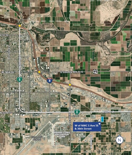 S Ave 4E & 36th St, Yuma, AZ for sale - Aerial - Image 3 of 4