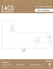 1401 W Morehead St, Charlotte, NC for lease Floor Plan- Image 1 of 2