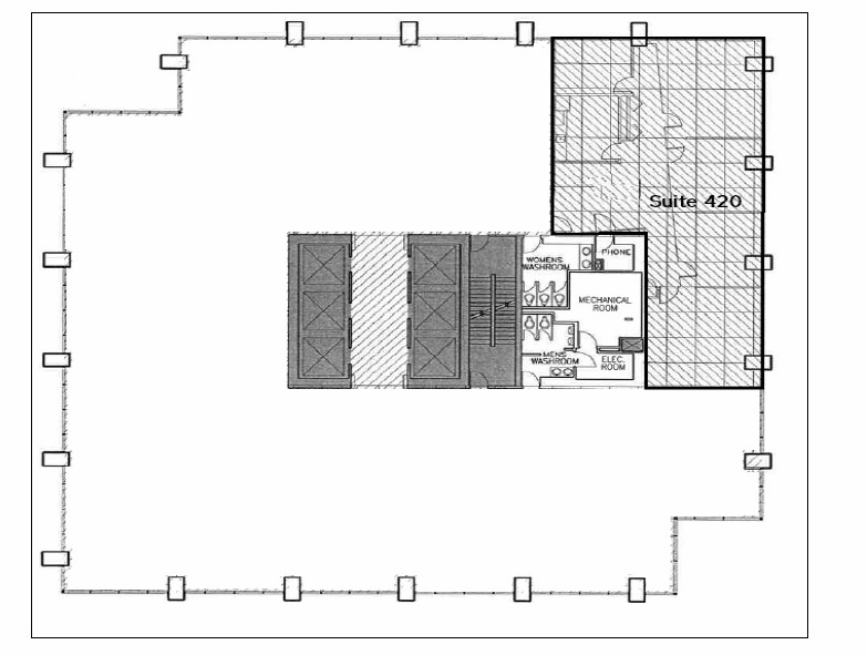 635 8th Ave SW, Calgary, AB for lease Floor Plan- Image 1 of 1