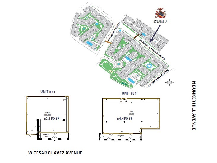 550 N Figueroa St, Los Angeles, CA for lease Floor Plan- Image 1 of 1