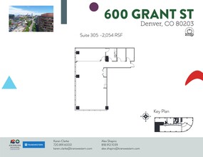 600 Grant St, Denver, CO for lease Site Plan- Image 1 of 2