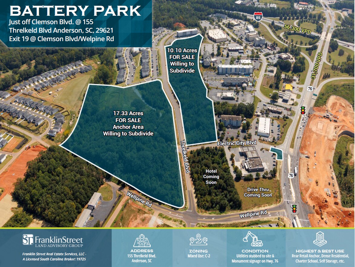 0 Threlkeld Blvd, Anderson, SC for sale Primary Photo- Image 1 of 10