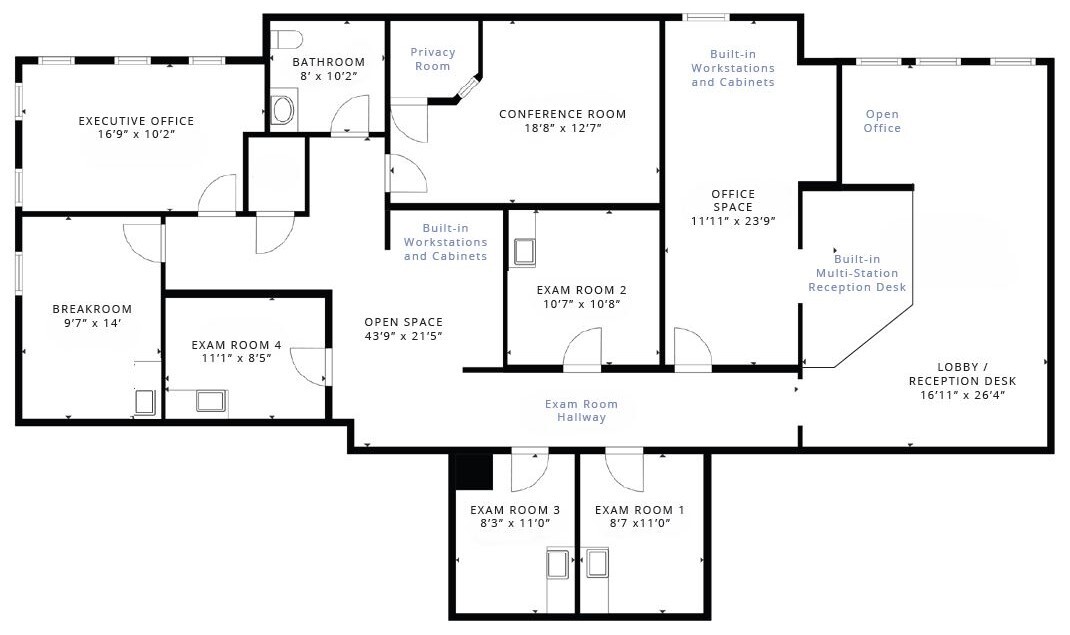 14601 SW 29th St, Miramar, FL for lease Floor Plan- Image 1 of 1