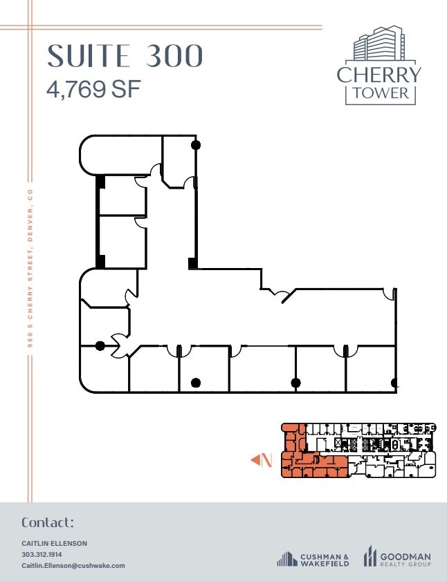 950 S Cherry St, Denver, CO for lease Floor Plan- Image 1 of 1