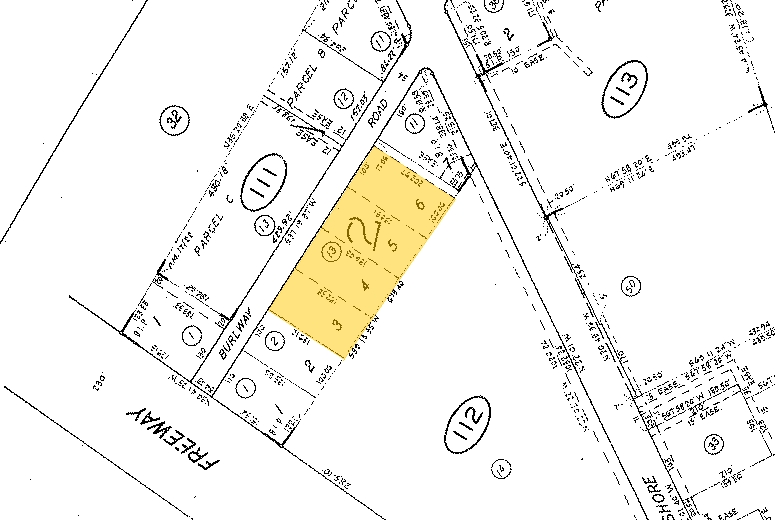 851 Burlway Rd, Burlingame, CA for lease - Plat Map - Image 2 of 2