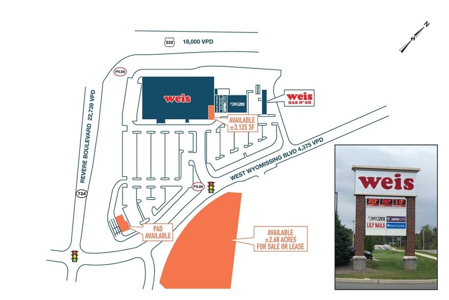 1112 W Wyomissing Blvd, West Lawn, PA for sale - Site Plan - Image 2 of 2