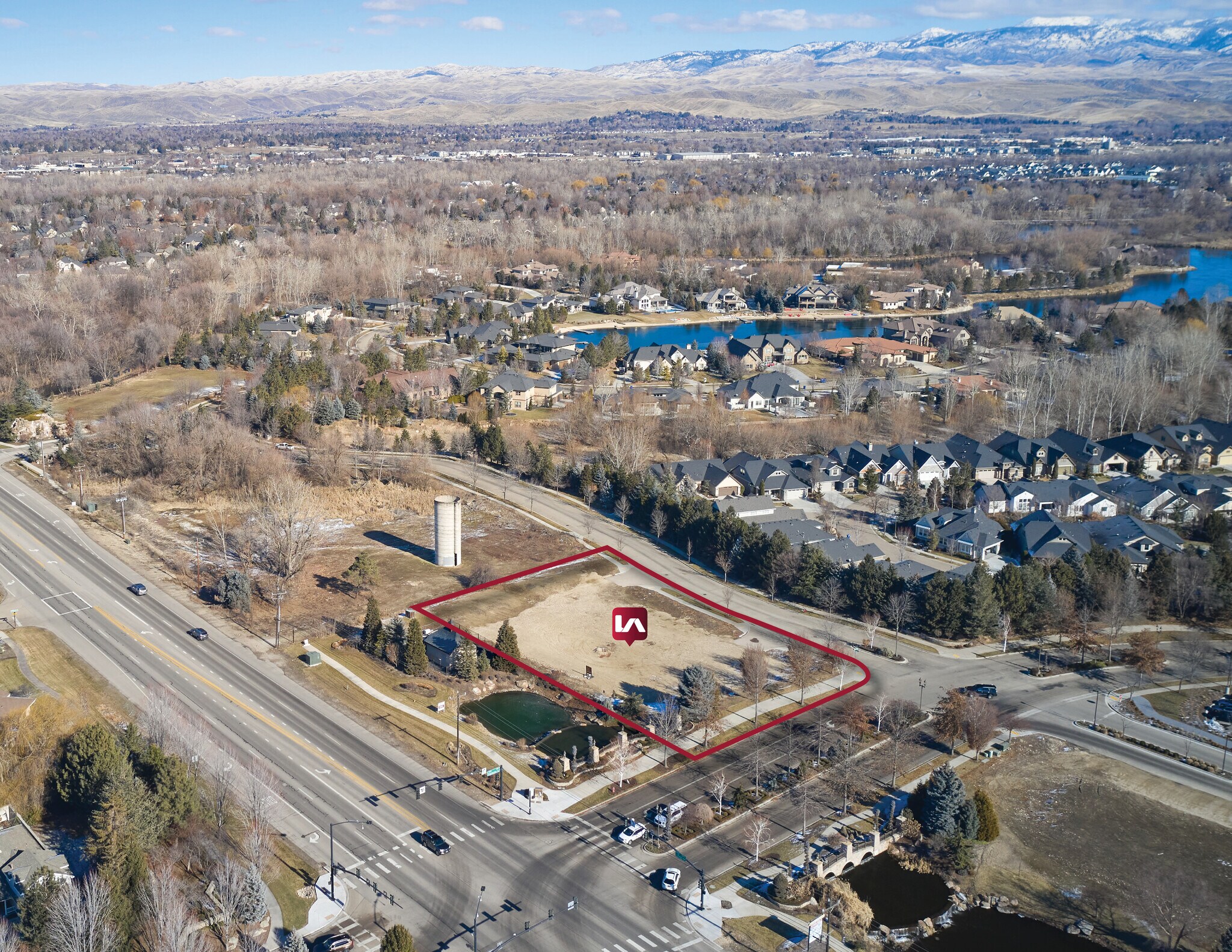 2489 Three Bridges Wy, Eagle, ID for sale Aerial- Image 1 of 1