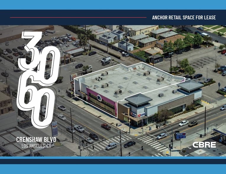 3060 Crenshaw Blvd, Los Angeles, CA for lease - Building Photo - Image 1 of 8