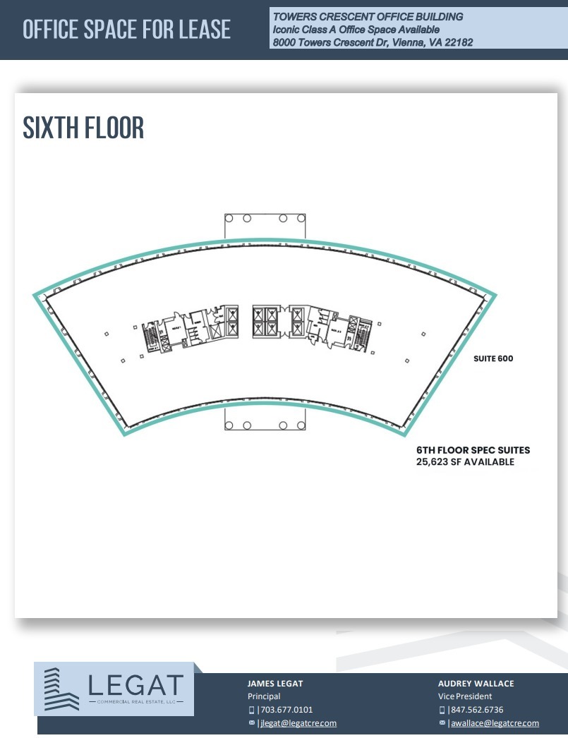 8000 Towers Crescent Dr, Vienna, VA for lease Floor Plan- Image 1 of 1