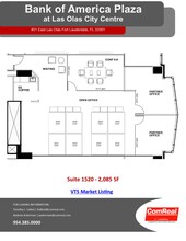 401 E Las Olas Blvd, Fort Lauderdale, FL for lease Floor Plan- Image 1 of 6