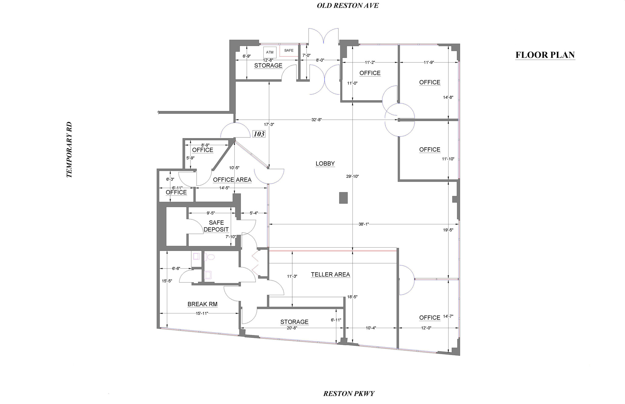 1801 Reston Pky, Reston, VA for lease Floor Plan- Image 1 of 1