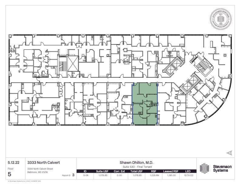 3333 N Calvert St, Baltimore, MD for lease Floor Plan- Image 1 of 1