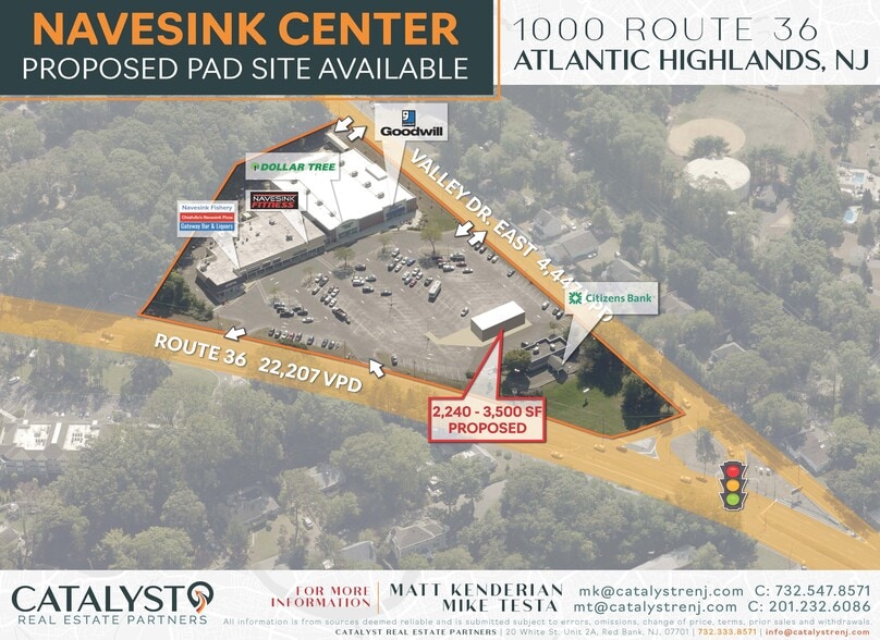 1000 1/2 NJ-36 Rt, Atlantic Highlands, NJ for lease - Building Photo - Image 1 of 4