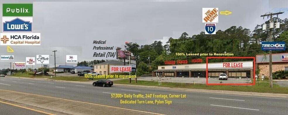 2370-2380 Capital Cir NE, Tallahassee, FL for lease - Building Photo - Image 1 of 26