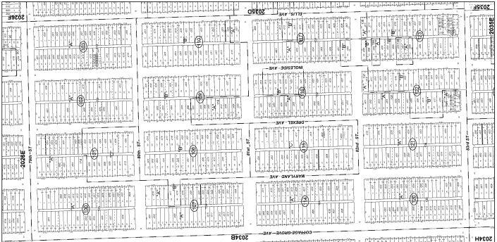 8038 S Drexel Ave, Chicago, IL for sale Plat Map- Image 1 of 2