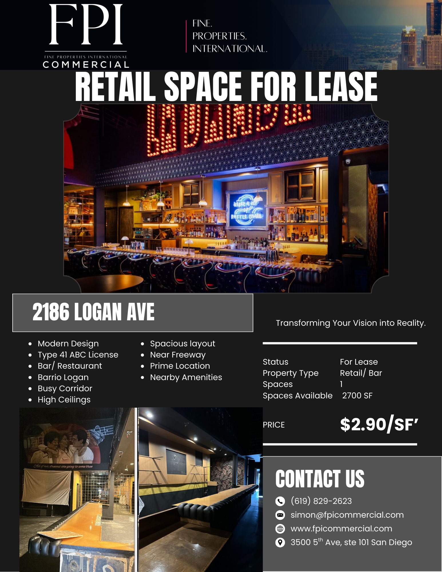 2184-2186 Logan Ave, San Diego, CA for lease Building Photo- Image 1 of 1