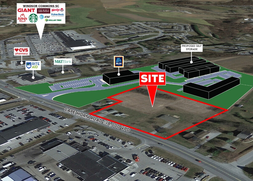 3231-3233 Cape Horn Rd, Red Lion, PA for lease - Building Photo - Image 1 of 1